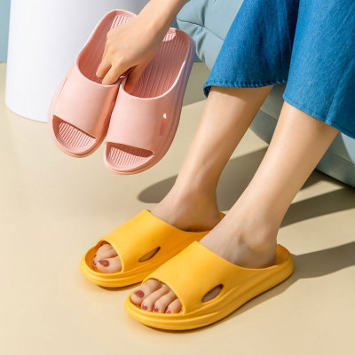 Women's Slippers Summer Household Couple Comfortable Soft Fashion Sandals Thick Bottom Indoor Mute Sandals Wholesale