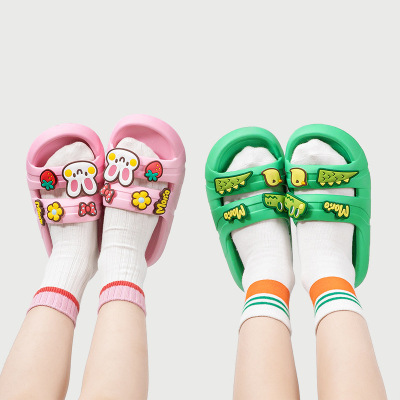 Cheerful Mario Children's Slippers Summer Children's Slippers Bathroom Children's Slippers Home Indoor Baby Slippers