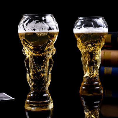 Creative World Cup Beer Steins FIFA World Cup Glass Cup Bar Juice Football Water Cup Handmade Beer Mug