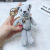 New Cute Pearl Chain Bear Keychain Diamond Bag Package Pendant Siamese Car Ornament Doll Factory Wholesale