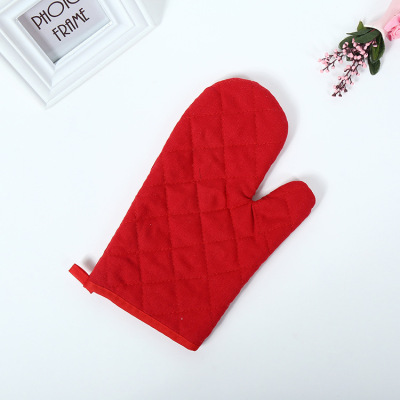 Microwave Oven Gloves Wholesale Kitchen High-Temperature Resistant Anti-Hot Gloves Oven Gloves Household Thermal Insulation Gloves