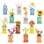 Succulent Building Blocks Potted Preserved Fresh Flower Bouquet Coffee Cup Plant Desktop Decoration Assembly Toy for Children Small Particle Building Blocks