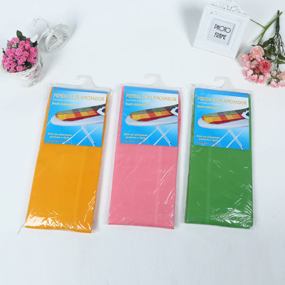 Daily Necessities Polyester Composite Sponge Ironing Cloth Cover Simple Household Supplies Solid Color Ironing Board Cover Factory Wholesale