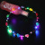 Ten Lights Luminous Garland Hairband Decoration Bride Flower Ring Net Red Toy Tourist Attractions Hot Sale Flash Garland with Lights