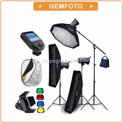 Godox studio flash light kit GD-2X GEMFOTO camera photography