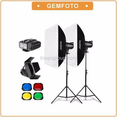 Godox studio flash light kit GD-6X GEMFOTO camera photography