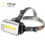 Removable Lithium Battery High-Power Cob Floodlight Rechargeable Headlight Head-Mounted Flashlight Night Fishing Light Miner's Lamp