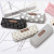 Large Capacity Pencil Case Women's Simple Plaid Dot Pencil Stationery Box Primary School Student Cute Junior High School Student Korean Style Factory Wholesale