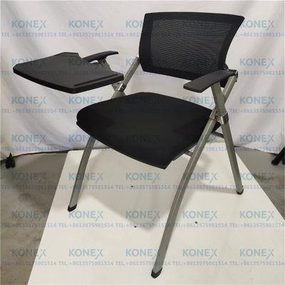 Folding Training Chair with Writing Board Chair Office Staff Open Conference Chair with Table Board Student Chair 