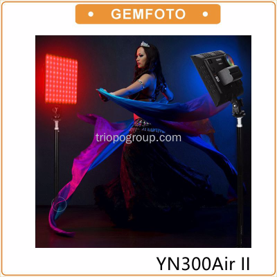 YONGNUO YN300AirII RGB Color LED Video Light GEMFOTO Vlog Equipment