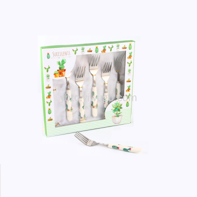 Color Box Packaging Knife, Fork and Spoon Suit Gift Box Set Kitchen Supplies Tableware Kitchenware