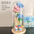 Free Shipping Building Block Bouquet Small Particle Building Block Flower Decorative Flower Arrangement Dried Flower Home Ornaments Assembled Building Block Rose