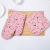 Factory Direct Sales Baking Microwave Oven Gloves Oven Heat Insulation Gloves Anti-Scald Cotton Linen Floral Printed Thickening Gloves