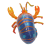 3D Colorful Plastic Simulation Parasitic Shrimp Fridge Magnet Creative Home Background Decorative Crafts Decorations