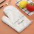 English Printed Microwave Oven for Kitchen Heat-Resistant Gloves Heat Proof Mat Two-Piece Set Can Be Customized