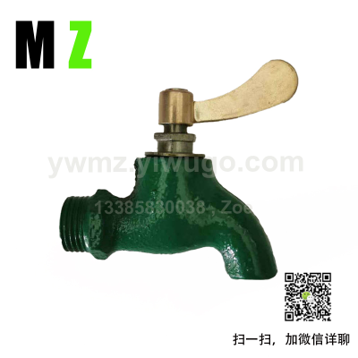 Factory Supply 4 Points Iron Quick Opening Faucet Iron Faucet Quick Open Water Faucet
