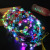 Ten Lights Luminous Garland Hairband Decoration Bride Flower Ring Net Red Toy Tourist Attractions Hot Sale Flash Garland with Lights