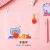 Transparent File Bag Korean Fresh Information Bag Plastic Test Paper Ring Buggy Bag Waterproof Cartoon Cute Pencil Case