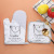 Microwave Oven Gloves Anti-Scald Household Oven High Temperature Resistant Baking White Cotton Factory Direct Sales Suit Heat Insulation Gloves