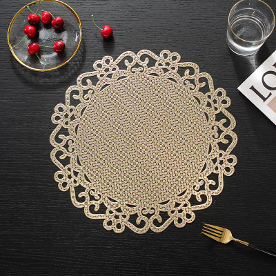 Factory Direct Supply New Hollow Placemat Simple Japanese Thermal Insulation Nordic Style Creative Decorative Pad Cross-Border Supply