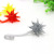 Nostalgic Children's Fun Toy Sticky Meteor Hammer Soft Glue Hand-Shaking Sticky Ball Retractable Sticky Elastic Large Sticky Hammer