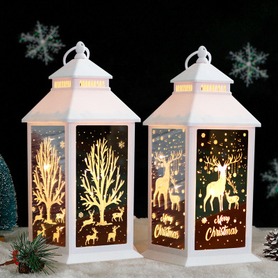 Christmas Laser Pattern Lantern Decorations