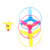 3-Piece Flying Saucer Children's Toy Press Turn Plastic Frisbee Nostalgic Toy Outdoor Kweichow Moutai Bamboo Dragonfly Toy
