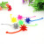 Nostalgic Children's Fun Toy Sticky Meteor Hammer Soft Glue Hand-Shaking Sticky Ball Retractable Sticky Elastic Large Sticky Hammer