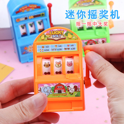 Children's Educational Lottery Machine Mini Winning Game Machine Educational Board Game Parent-Child Interaction Pupil Prize Toys