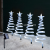 Solar Spiral Christmas Tree Floor Outlet Five-Pointed Star Snowflake One for Four Christmas Courtyard Outdoor Lamp String