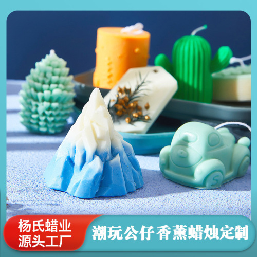 smokeless aromatherapy candle shape wax special-shaped candle creative hand gift aromatherapy candle cup craft soy wax