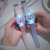 Hello Kitty Cartoon Watch Luminous Glow LED Watch Fashion Silicone Children's Watch Primary School Student Watch Women's Korean Style New