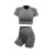 Cross-Border Seamless Yoga Clothes Women's Suit Quick-Drying Yoga Jacket Hip Lifting Fitness Shorts Sportswear Two-Piece Suit Summer
