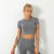 Sports Fitness Top Quick-Drying Women's Short-Sleeved T-shirt Tight Sexy Outerwear Short-Sleeved Lululemon Yoga Clothes