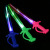 Children's Toy Light-Emitting Axe Flash Sword Spiked Club Light-Emitting Toy Stall Supply Toy Wholesale