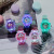 New Transparent Luminous Children's Watch Fashion Cartoon Watch Student Electronic Watch Foreign Trade Cross-Border E-Commerce Supply