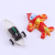 Children's Cartoon Mini Warrior Small Plane Children's Simulation Warrior Fighter Model Toy Stall Hot Sale