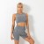 Lululemon Yoga Suit Shockproof High-Strength Vest Skinny Hip Lift Belly Contracting Quick-Drying Exercise Workout Pants