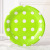 Exclusive for Cross-Border Manufacturer Disposable Paper Tray 7-Inch Colorful Dot Paper Plate Birthday Party Supplies Paper Plate Cake Plate