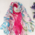 Fennysun Popular Boutique 50*160 Scarf Summer Qiaoqi Silk Scarf Shawl Sunscreen Long Scarf Decoration