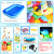 Square Fishing Toy Stall Children's Magnetic Plastic Fish Baby Inflatable Fishing Pool Set Large-Scale Parks Puzzle