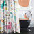 4-Piece Shower Curtain Set, Unicorn Animal with Non-Slip Carpet, Toilet Cover and Bath Mat, Durable and Waterproof