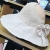 Vinyl Sun Protection Hat Female Summer Sun Hat UV Protection Topless Hat Wide Brim Breathable Face Cover Beach Sun Hat