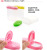 Double Cover Condiment Dispenser Fashion Colorful Food Grade Plastic Oval Desktop Kitchen Spice Jar Storage Box