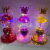 Holiday Gift Hot Products, Gold-Plated Color Crown Glass Cover Rose Lamp, Gift Essential