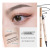 Eyeliner Waterproof and Oil-Proof Not Smudge Three-Claw Water Eyebrow Pencil Black Liquid Eyeliner Eyeliner Two-in-One