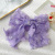 Korean Ins Style Bow Barrettes Hairclip Spring and Summer Fairy Style Headdress Mesh Ornament Wholesale