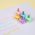 5-Color Panda Style Stitching Fluorescent Pen Key Marker Children's Drawing Pen