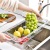 [Factory Direct Sales] Retractable Vegetable Washing and Fruit Washing and Draining Basket Sink Filter Fantastic Sink Accessories
