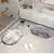 Toilet Diatom Ooze Cushion Bathroom Absorbent Floor Mat Door Non-Slip Foot Mats Quick-Drying Door Mat Toilet Carpet